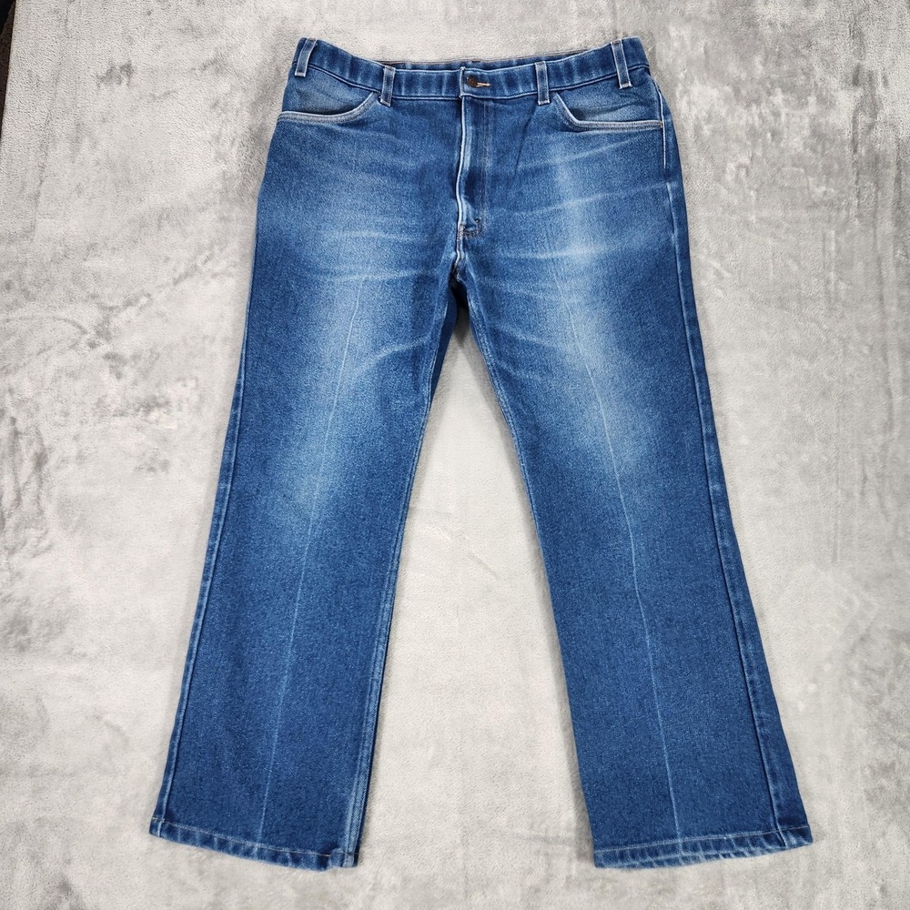 Levis 517 Jeans Mens 40x30 (Actual 36 x 30) Vintage Orange Tab‎ Bootcut 90s